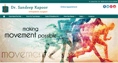 Desktop Screenshot of drsandeepkapoor.com